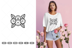 Wild Flowers SVG &amp; Clipart Product Image 1