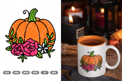 Pumpkin Colored SVG &amp; Clipart Product Image 1