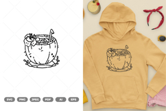 Coconut Drink SVG &amp; Clipart Product Image 1
