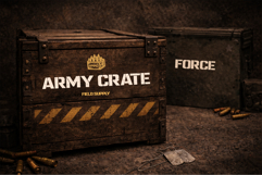 Military Steel Bold Stencil Font Product Image 6