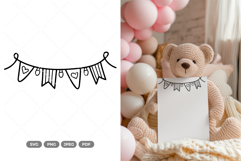 Garlands Doodle SVG &amp; Clipart Product Image 1