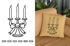 Candles SVG &amp; Clipart Product Image 1