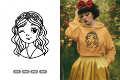 Princess SVG &amp; Clipart Product Image 1