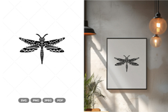 Folk Art Butterfly SVG &amp; Clipart Product Image 1