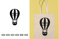 Hot Air Balloon SVG &amp; Clipart Product Image 1