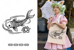 Koi SVG &amp; Clipart Product Image 1