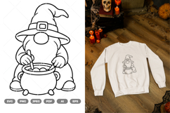 Halloween Gnome SVG &amp; Clipart Product Image 1