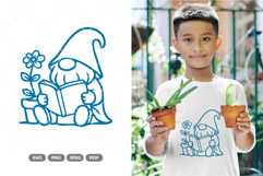 Gardening Gnome SVG &amp; Clipart Product Image 1