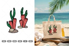 Seaweed Colored SVG &amp; Clipart Product Image 1