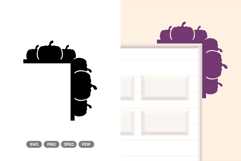 Halloween Door Corner SVG &amp; Clipart - Halloween Cut File Product Image 1