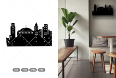 City Silhouette SVG &amp; Clipart Product Image 1