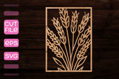 30 Frames with Flowers SVG,Wood cut frame template Product Image 5