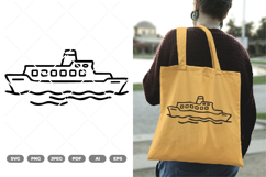 Ship SVG &amp; Clipart Product Image 1