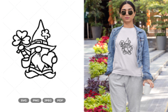 St. Patrick Gnome SVG &amp; Clipart Product Image 1