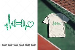 Sport Heartbeat SVG &amp; Clipart Product Image 1