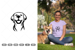 Dog Silhouette SVG &amp; Clipart Product Image 1