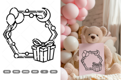 Birthday Frame SVG &amp; Clipart Product Image 1