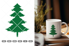 Pine Tree SVG &amp; Clipart Product Image 1
