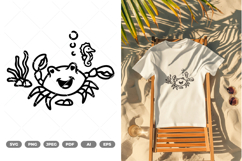 Crab SVG &amp; Clipart Product Image 1