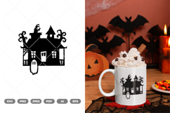 Haunted House SVG &amp; Clipart Product Image 1
