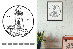 Lighthouse SVG &amp; Clipart Product Image 1