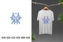 Flower Spider SVG &amp; Clipart Product Image 1