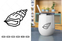 Seashell SVG &amp; Clipart Product Image 1