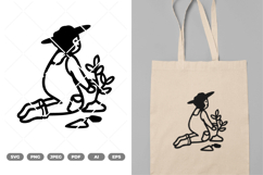 Gardening Man SVG &amp; Clipart Product Image 1