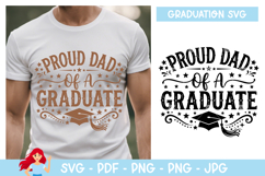 Proud dad of a graduate SVG, Graduation inspired SVG Product Image 1