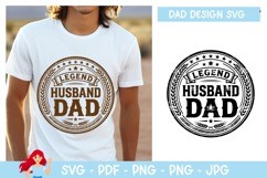 Legend, Husband, Dad SVG, Dad SVG Product Image 1