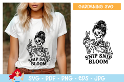 Snip snip bloom SVG, Garden inspired SVG Product Image 1