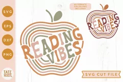 Reading vibes SVG cut file - Retro media specialist svg Product Image 1
