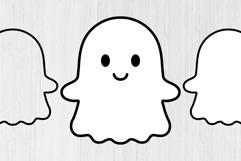 Halloween Cute Ghost Clip Art Set Product Image 5