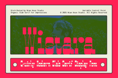 Wistara - Modern Slab Serif Display Product Image 1