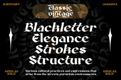 Catingal - Classic Blackletter Font Product Image 7