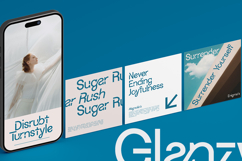 Glanzyo - Modern Stencil Font Product Image 7