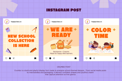 Crumbo - Playful Bold Display Product Image 5