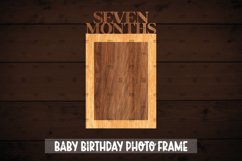 Baby Photo Frame Laser cut template Product Image 1