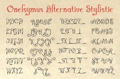 Onesymus - Vintage Display Font Product Image 7