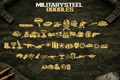 Military Steel Bold Stencil Font Product Image 7