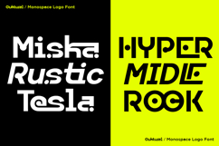 Oktural - Monospace Logo Font Product Image 7
