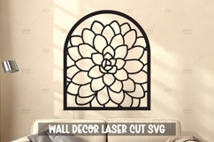 Modern Plant Wall Art SVG I Botanical Laser Cut Wall Art Product Image 1