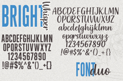 Bright Whisper Modern Font Duo Sans &amp; Script Product Image 7