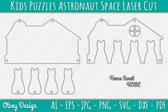 Family Keychain SVG Home Key Holder Laser Cut Product Image 2