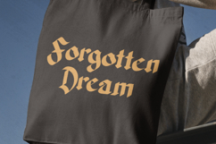 Kosegry A Bold Blackletter Font Product Image 6