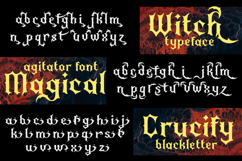 Agitator Blackletter Font Product Image 8