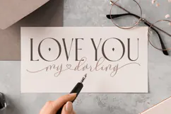 Forever With Love - Elegant Ligature Lovely Font Duo Product Image 8