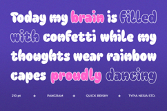 Quick Brisky - Bubble Balloon Graffiti Font Product Image 5