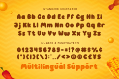 ORANGE CHIPS - Food Font Product Image 8