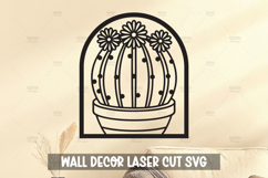 Modern Plant Wall Art SVG I Botanical Laser Cut Wall Art Product Image 1